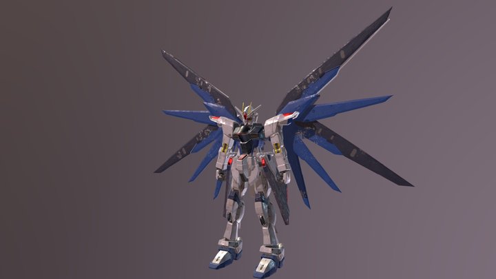 Gundam Freedom 3D Model