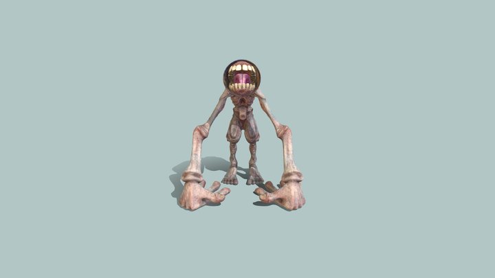 Idle Animation: Sweet Home Inspired Monster 3D Model