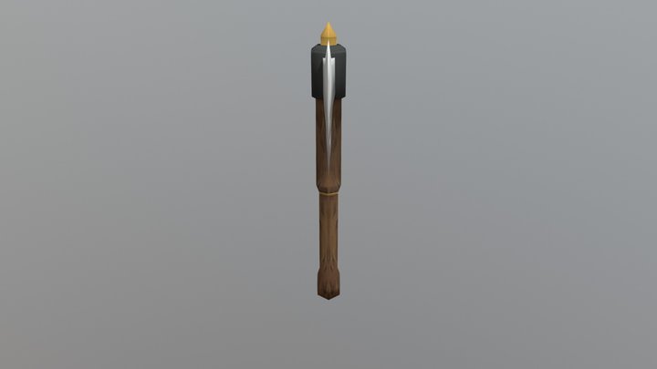 Peach Axe Model 3D Model