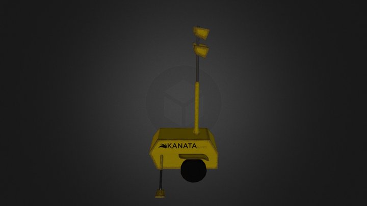 Construction Light 3D Model