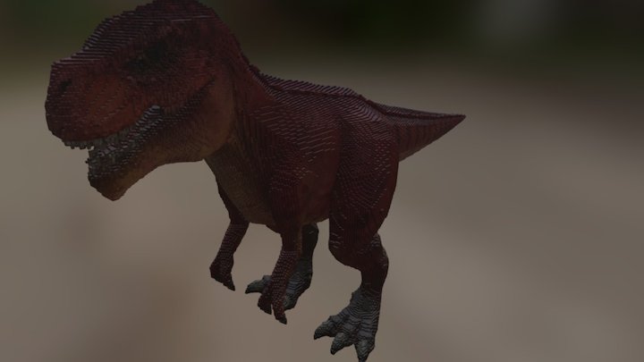 Minecraft 3D Model ~ T-Rex 3D Model