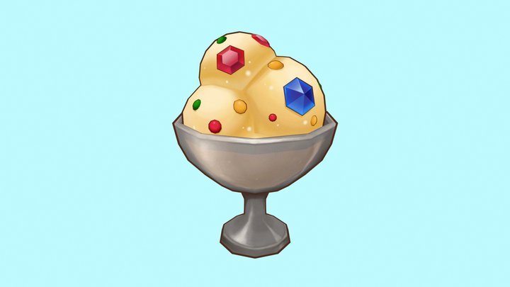 Vanilla Glitz 3D Model