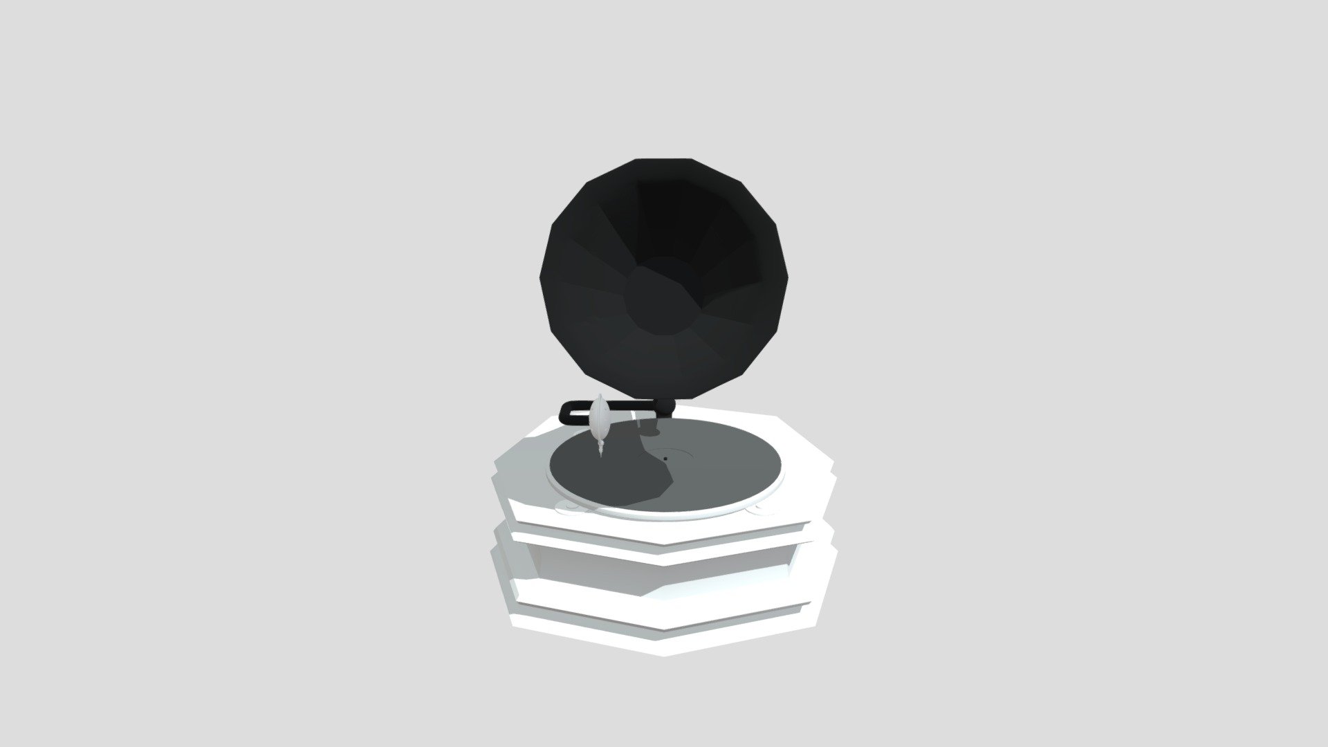Gramophone 3D model
