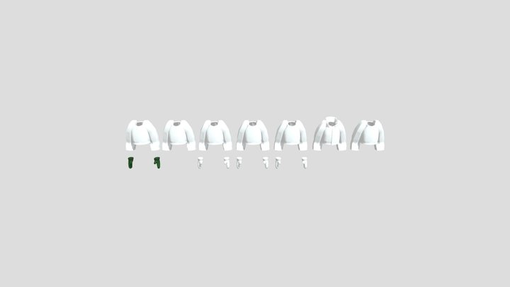 Gorilla-tag-sweaters-and-mittins-pack 3D Model