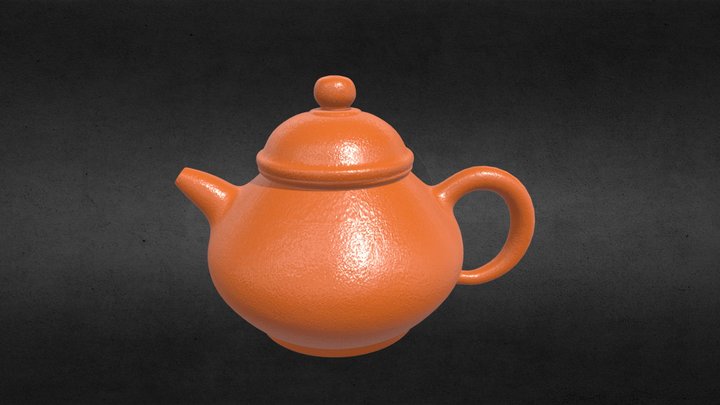 Xiao Pan Yixing Zisha Teapot 3D Model