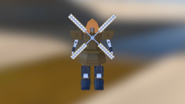 Nether Gundam 3D Model