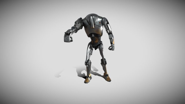 B2 Super Battle Droid - Star Wars 3D Model