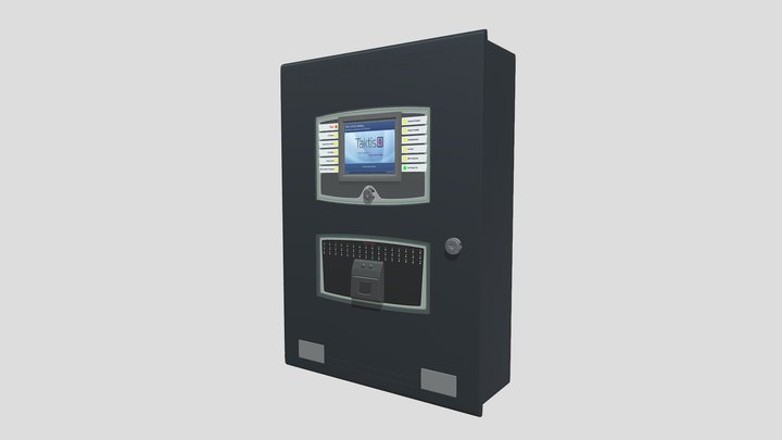 Fire Alarm Control Panel 3D Model