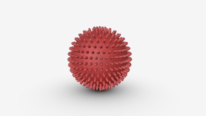Spiny ball dog toy 3D Model