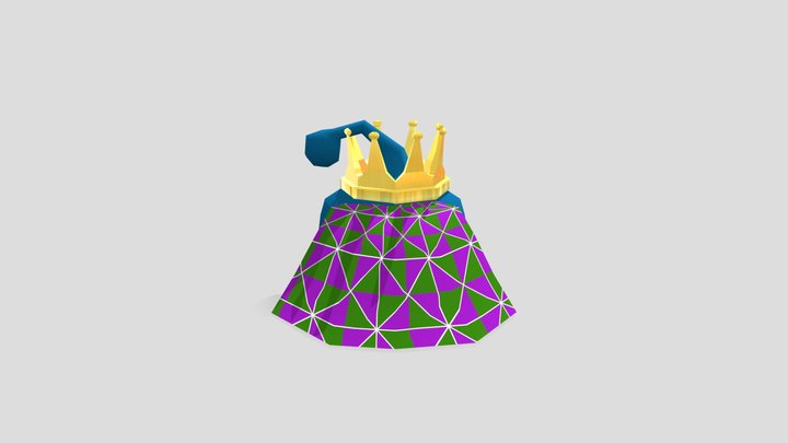 藍色QQ軟糖 3D Model
