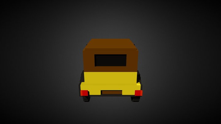 NFT Ford Vox Car 3D Model