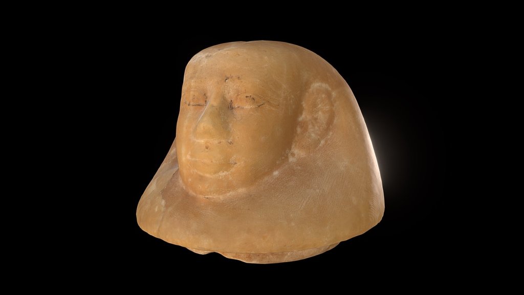 A canopic jar lid