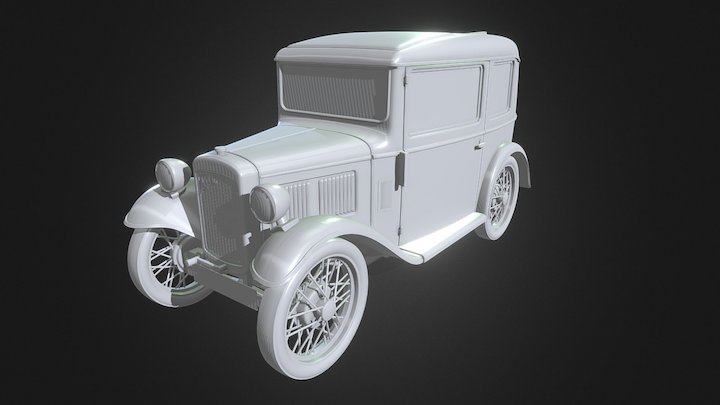 Austin 7 Box Saloon 3D Model
