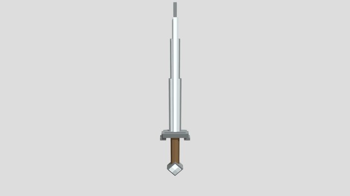 Espada Medieval 3D Model