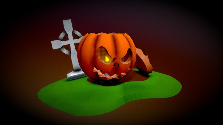 Hallowenn Pumpkin 3D Model