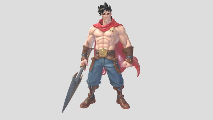 Stylized Aegis Knight – Modello 3D gratuito STL