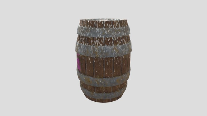 A2 milk barrel 3D Model