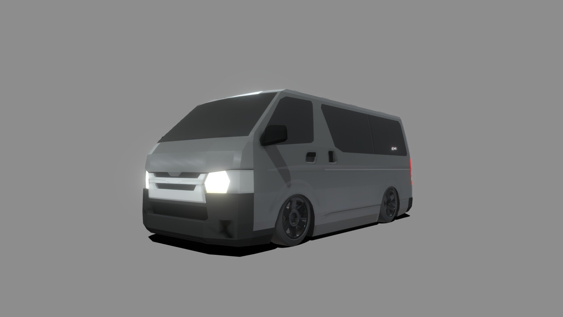 Modified Toyota Hiace - Download Free 3D model by Emmet3DJFK (@Emmetv96 ...