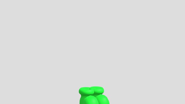 Yoshi-female shoes 3D Model