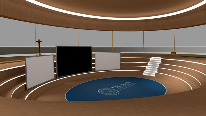 Sala Docencia Simple 3D Model