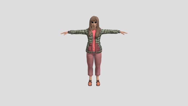 Tony - Adventurous Explorer 3D Model
