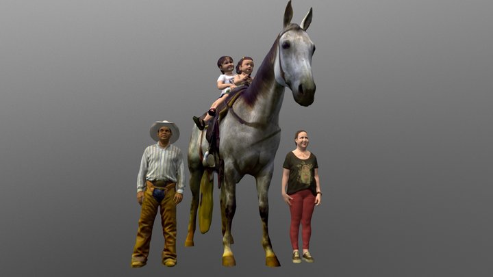 Família Sampaio 3D Model