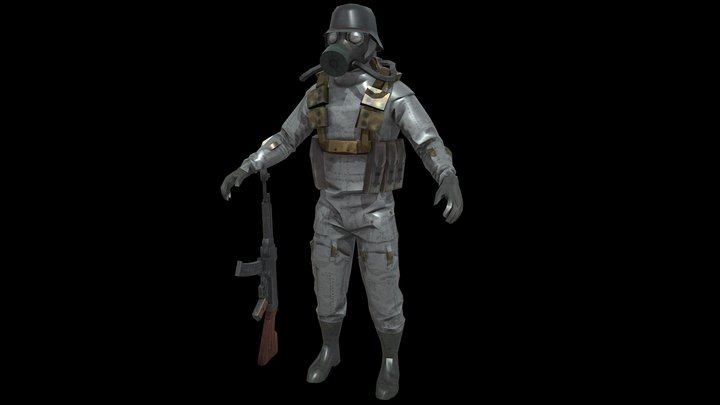 A.B.C. Soldier (low poly)