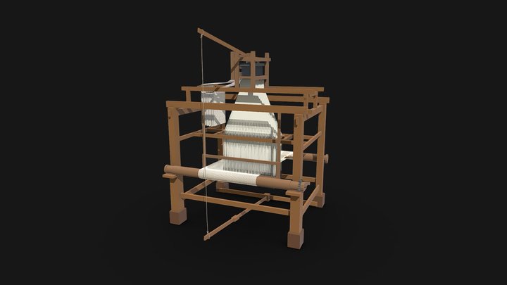 Jacquard Loom 3D Model