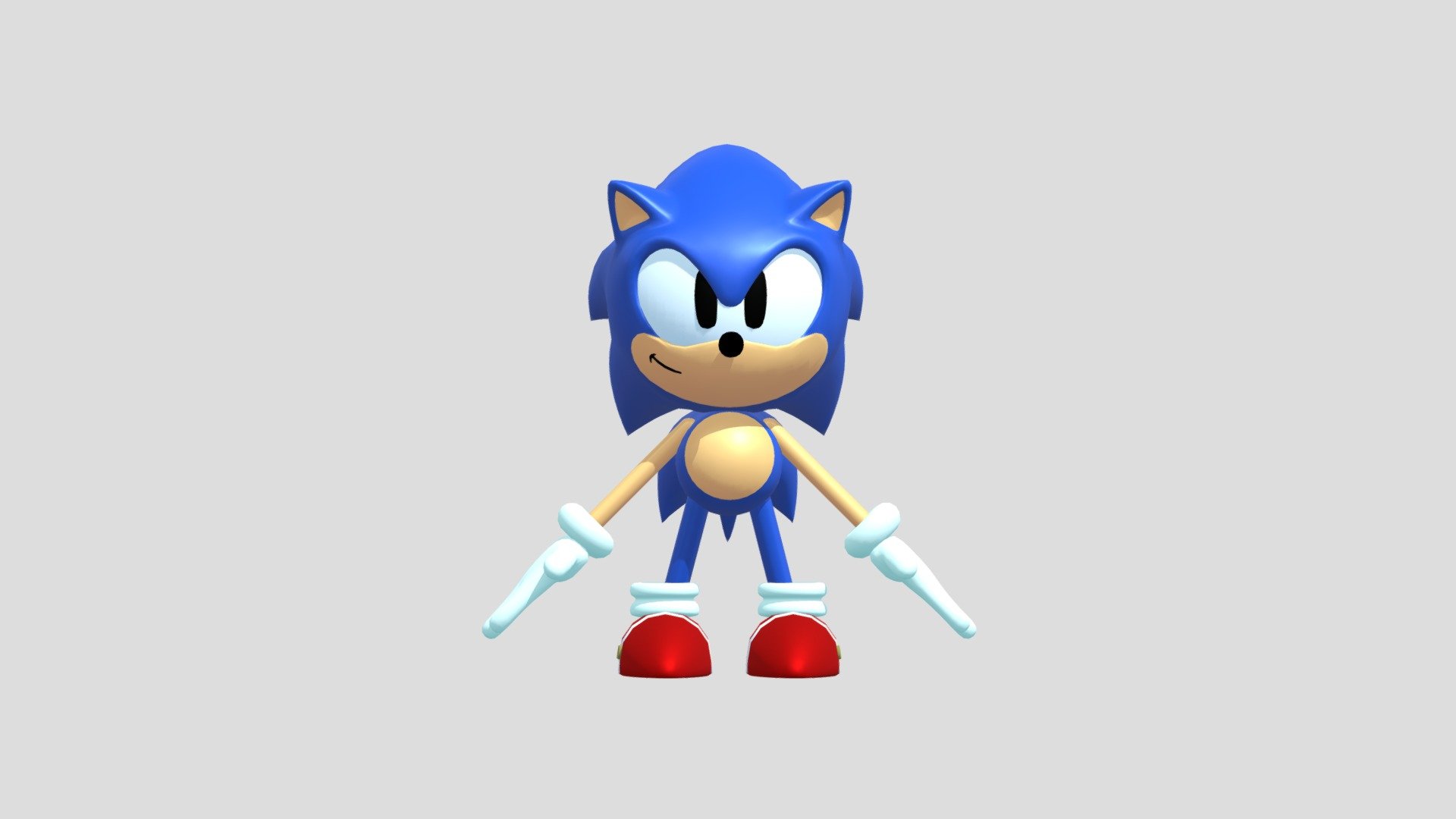 Sonic classic model - Download Free 3D model by TheBlueAmongUsUwU ...