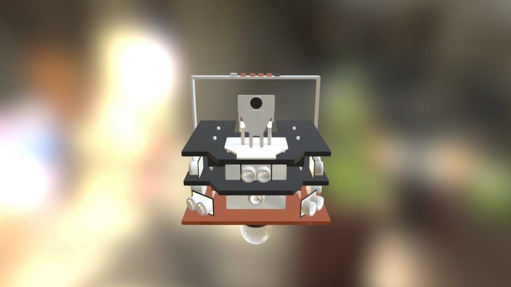 Robot Pemadan Api Beroda - 3D model by nanae [8141022] - Sketchfab