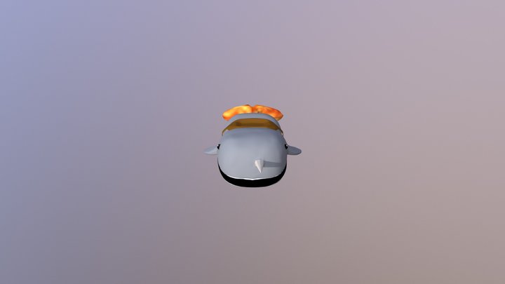 Rocket Narwhal 3D Model