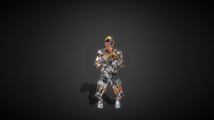 Cyborg_ Man 3D Model