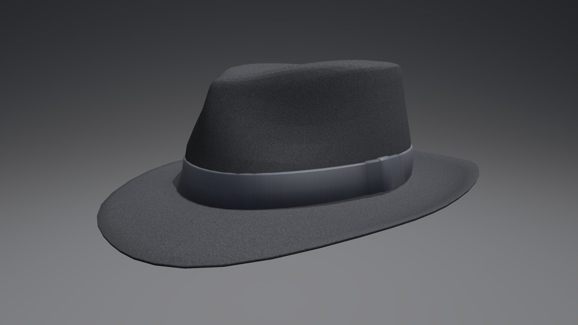 Trilby Hat (Black) - Buy Royalty Free 3D model by shimtimultimedia