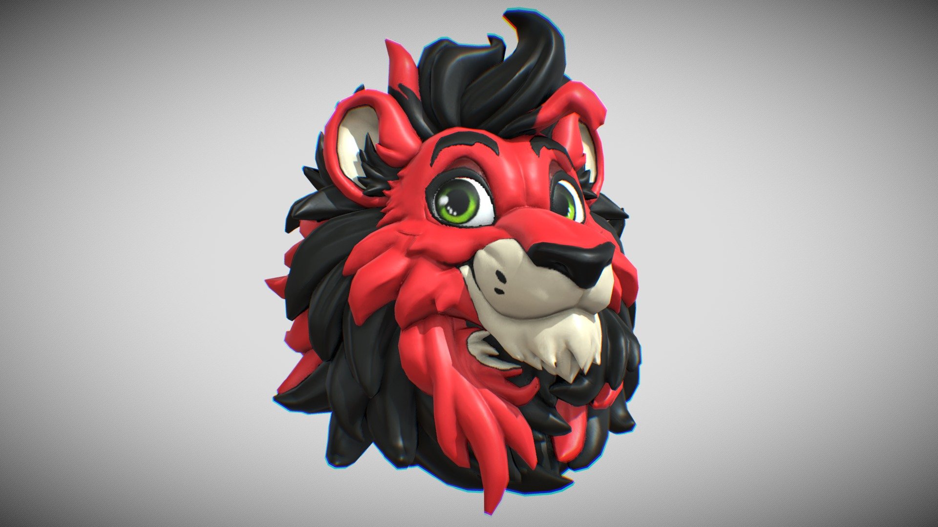 Lion - 3D model by Everton Bohnenberger (@BOHNEN) [814362f] - Sketchfab