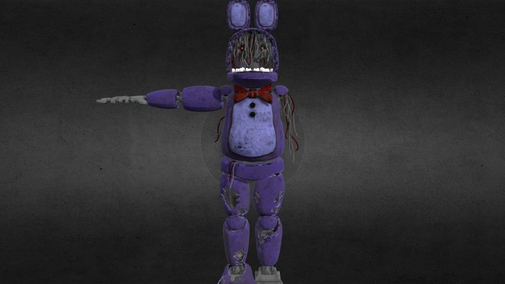 Toy Bonnie  Five Nights at Freddy's 2 - 3D model by juztandy (@juztandyyy)  [f92fbcd]