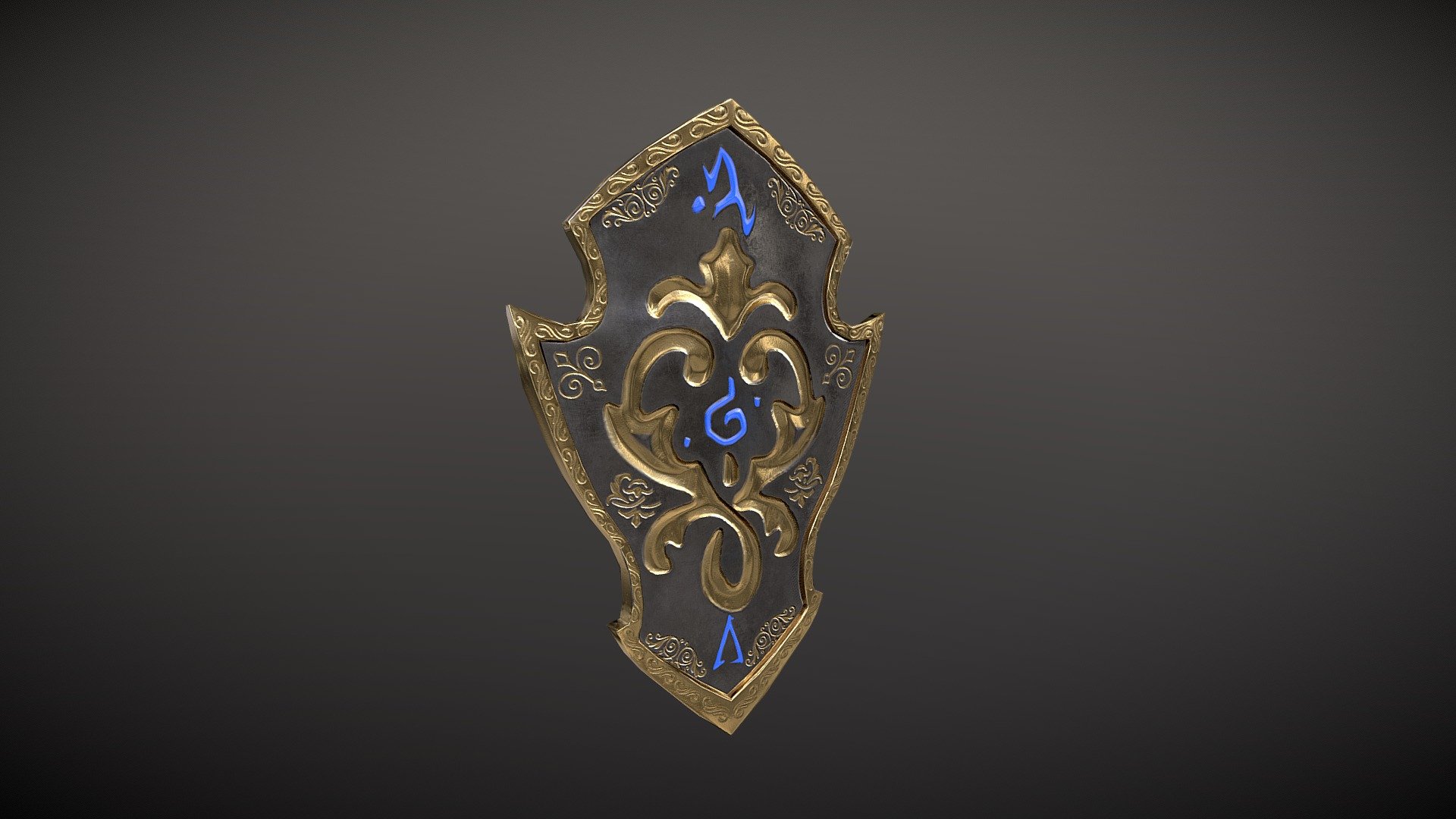 Shield - 3D model by paolavalenciamu [814404a] - Sketchfab