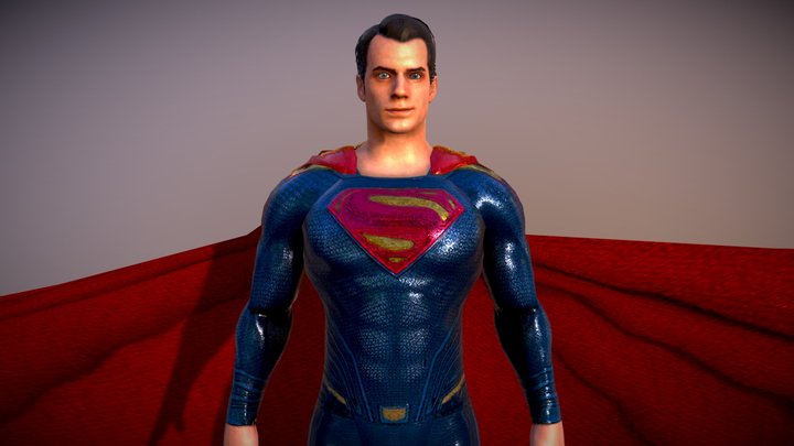 Superman (Henry Cavill) Batman Vs Superman Model 3D Model