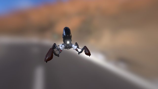 Robot Racing 3D Model