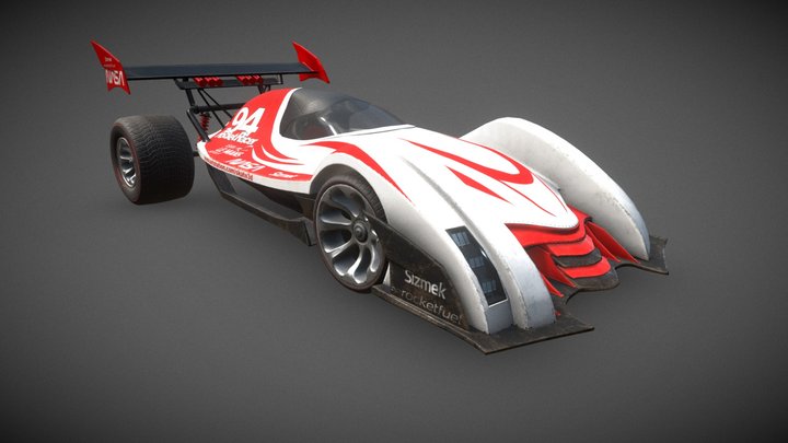 Rocket Racer 3D Model