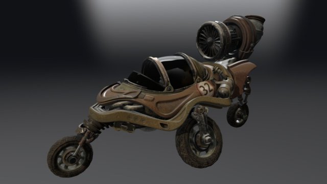 dirty car 1.1 3D Model
