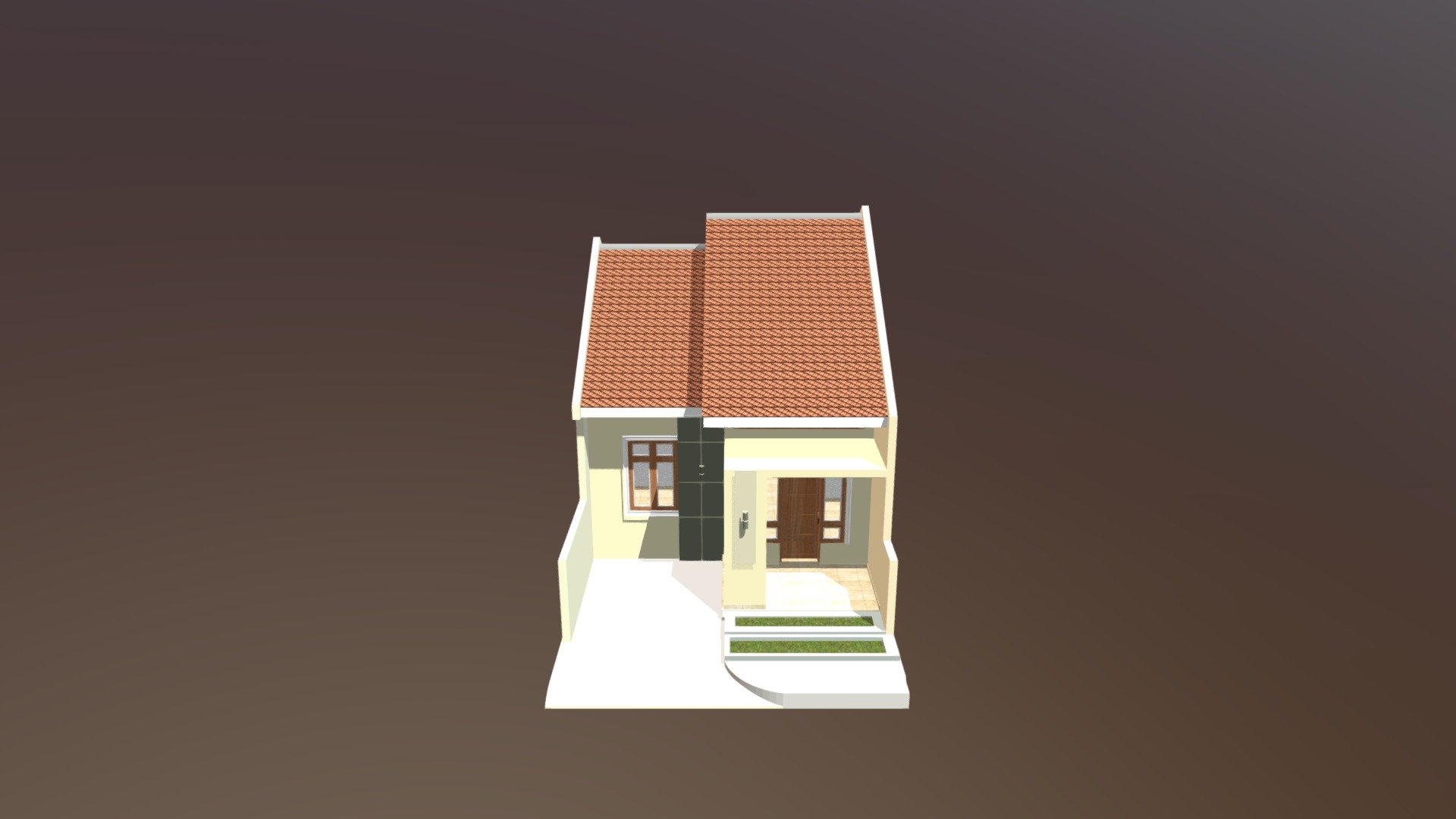 Rumah Sederhana - 3D Model By Dodi Alfayet (@keysha22.jully) [8144e89 ...