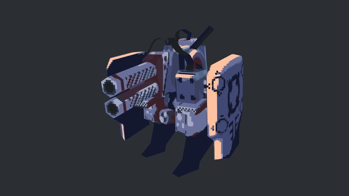 PSX Mecha 3D Model