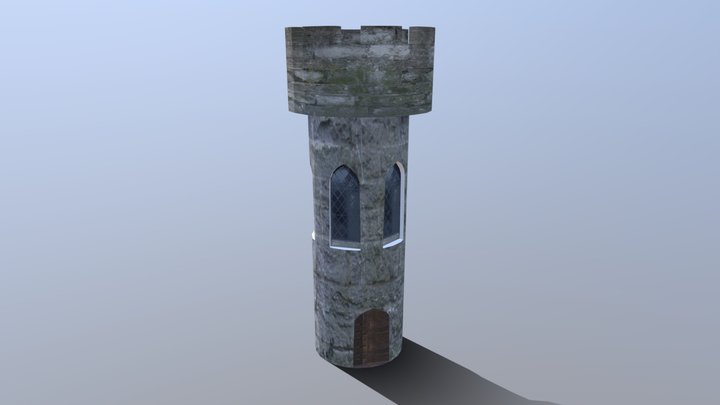 Castle made in lightwave 3D 3D Model