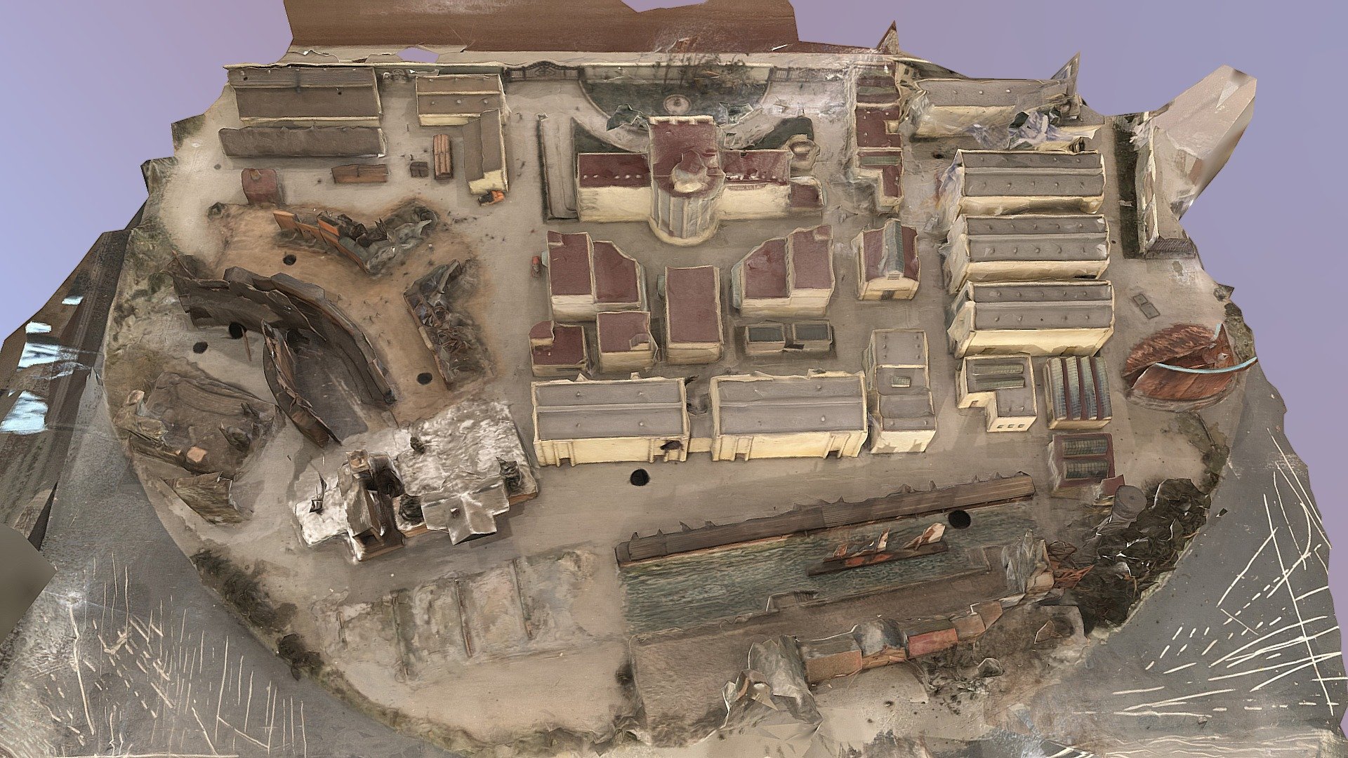 Early Movie studio miniature (photogrammetry)