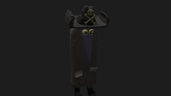 Bounty Hunter from Little Ru-Elain 3D Model