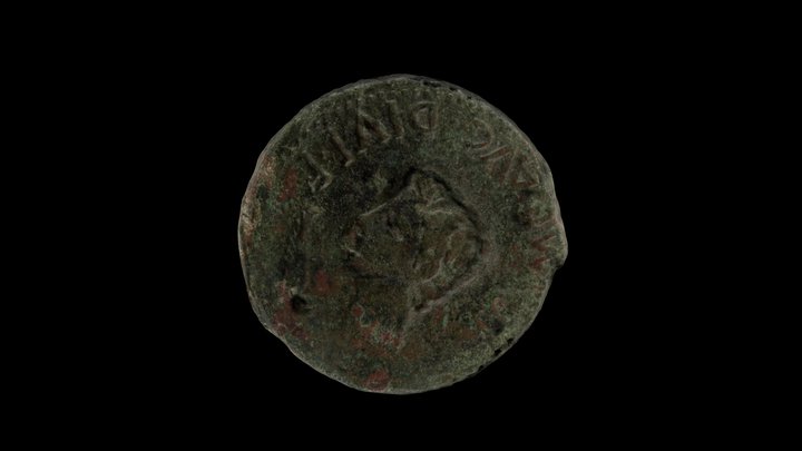 Dupondio de caetra 3D Model