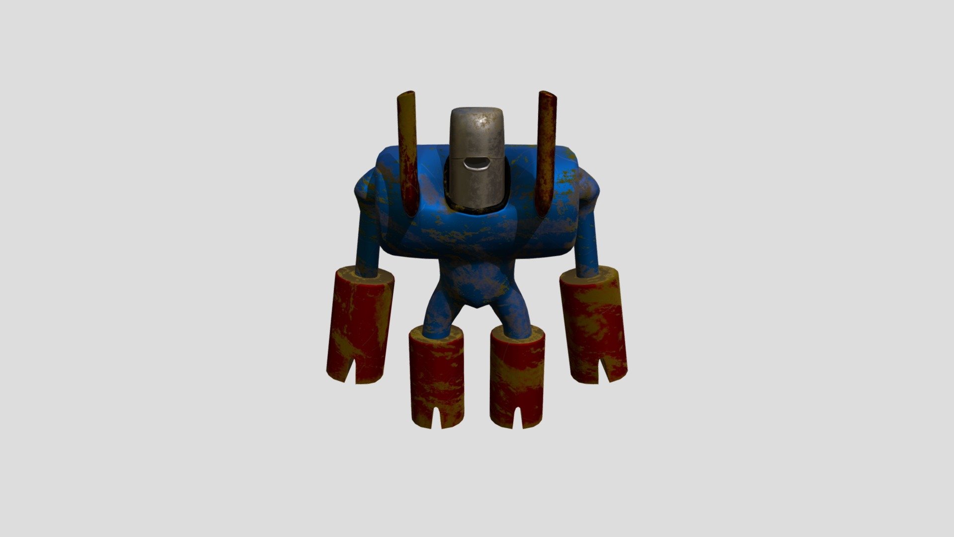 CartoonCharacterProject: Metal Golem