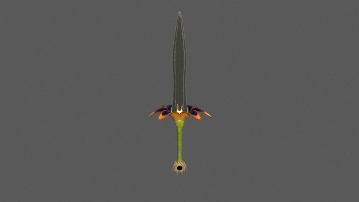 Fantasy Dagger (Lily Dagger) 3D Model