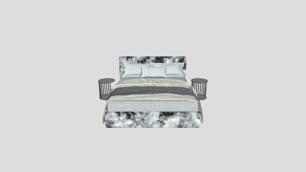 Bed Flou Notturno Shabby Chic