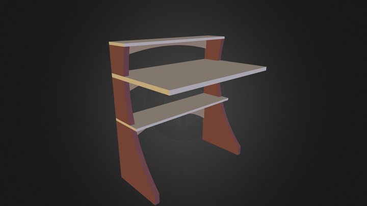 Desk 1 - Rotated 3D Model